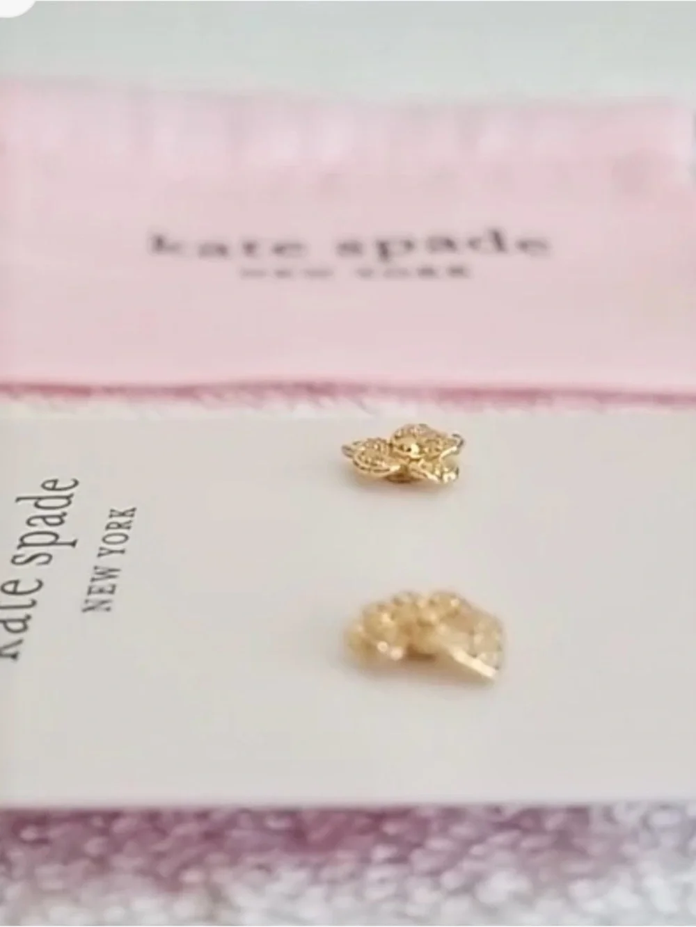 KATE SPADE NEW YORK Precious Pansy Stud Earrings